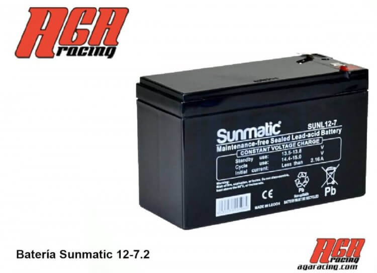 comprar bateria sunmatic 12V X30 y Puma 85/64