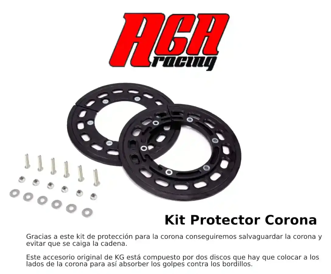 Kit protector corona KF AGA Racing tienda karting