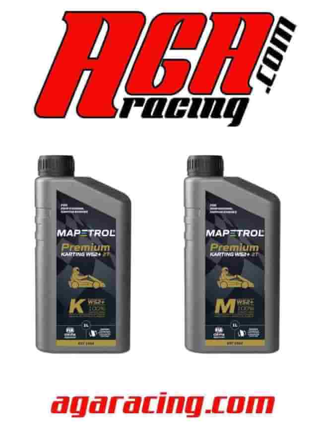 Aceite motor kart Mapetrol Premium WS2+ 2T AGA Racing tienda karting