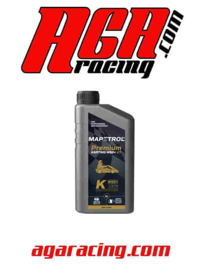 Aceite motor kart Mapetrol Premium WS2+ 2T para cilindro nicasil AGA Racing tienda karting online