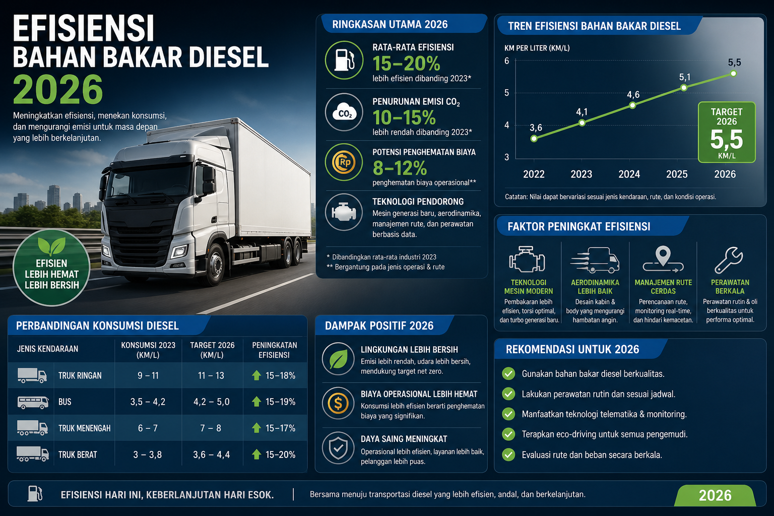 Efisiensi Bahan Bakar Diesel 2026 - diesel