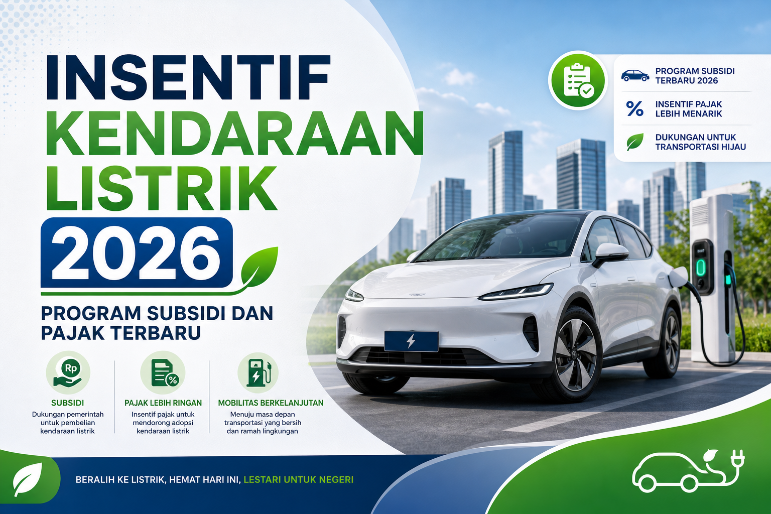 insentif - Insentif Kendaraan Listrik 2026: Program Subsidi dan Pajak Terbaru