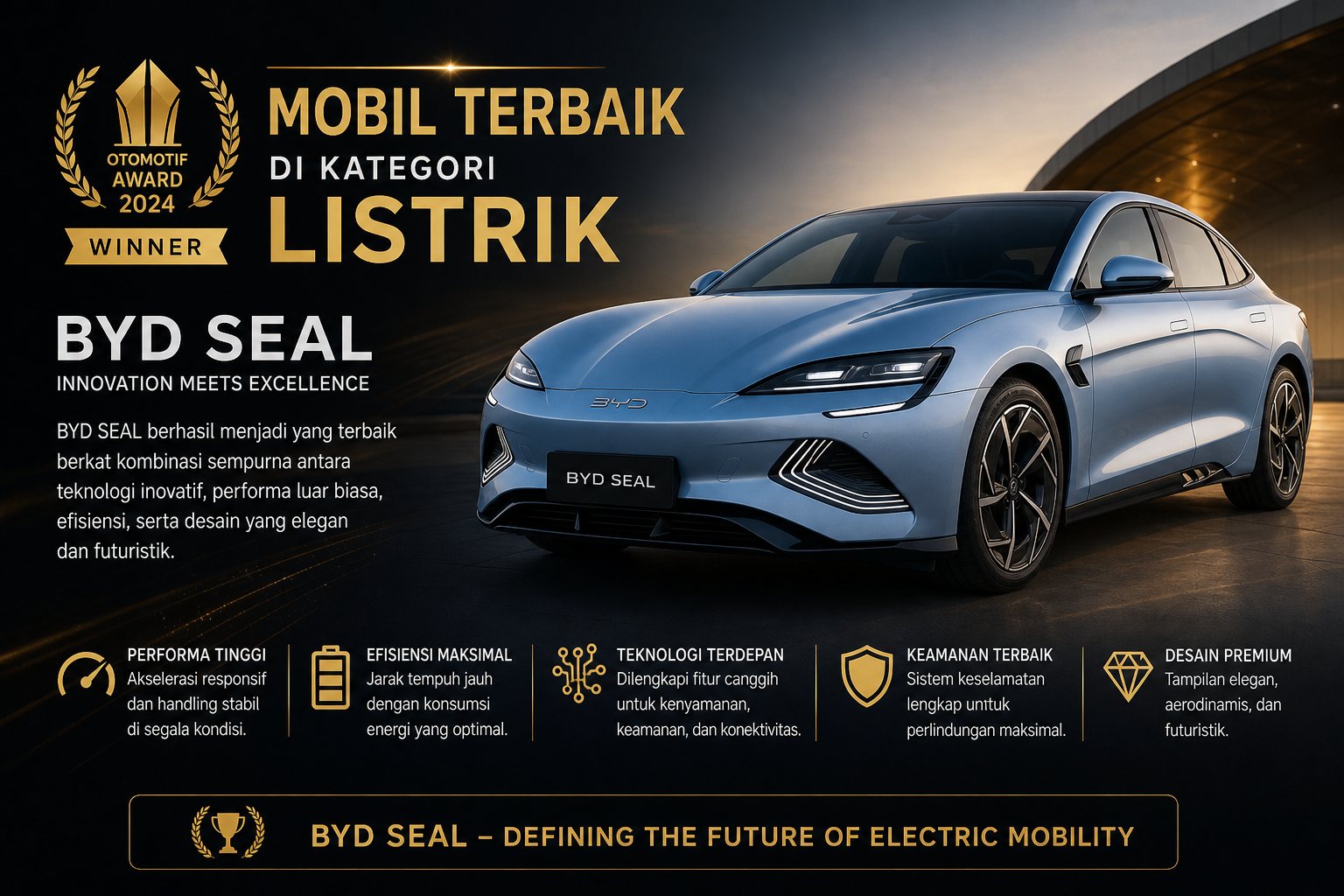 Mobil Terbaik di Kategori Listrik - award
