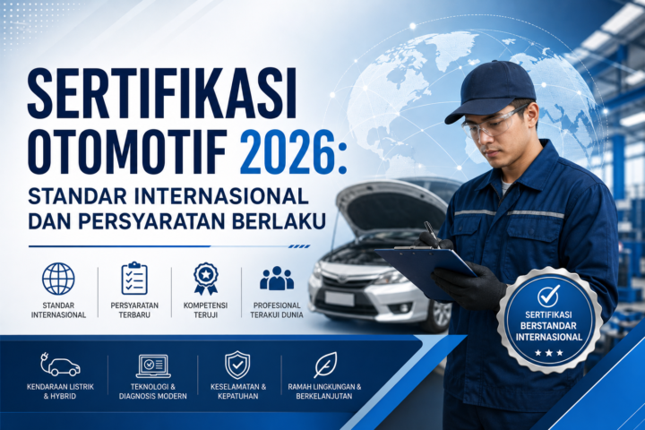 sertifikasi - Sertifikasi Otomotif 2026: Standar Internasional dan Persyaratan Berlaku