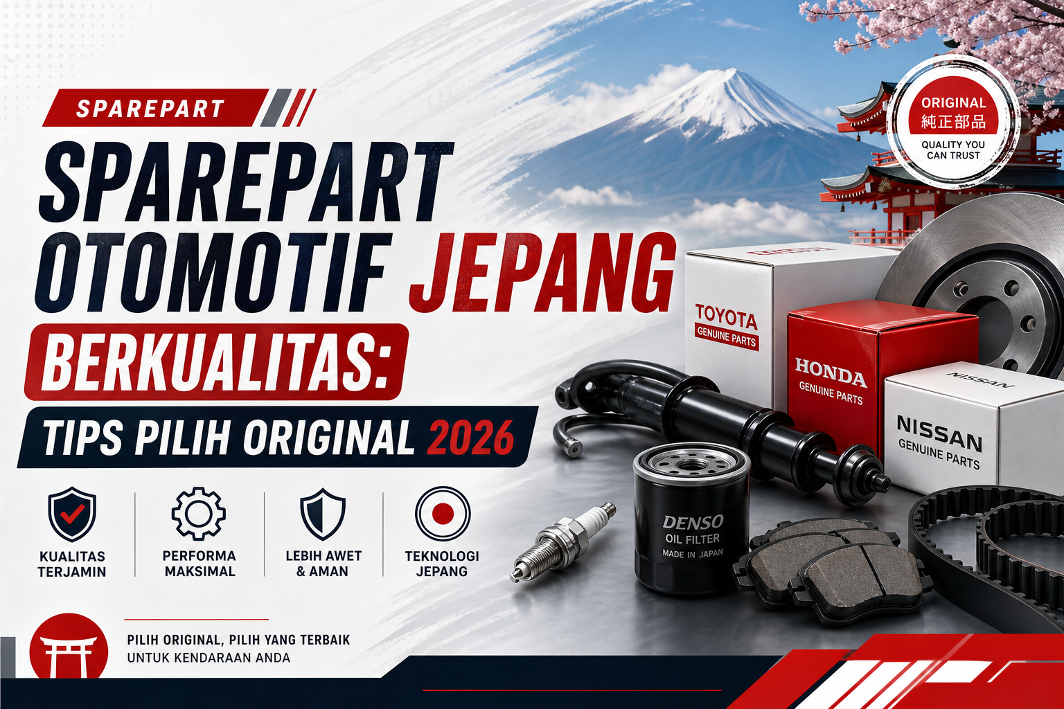 sparepart - Sparepart Otomotif Jepang Berkualitas: Tips Pilih Original 2026