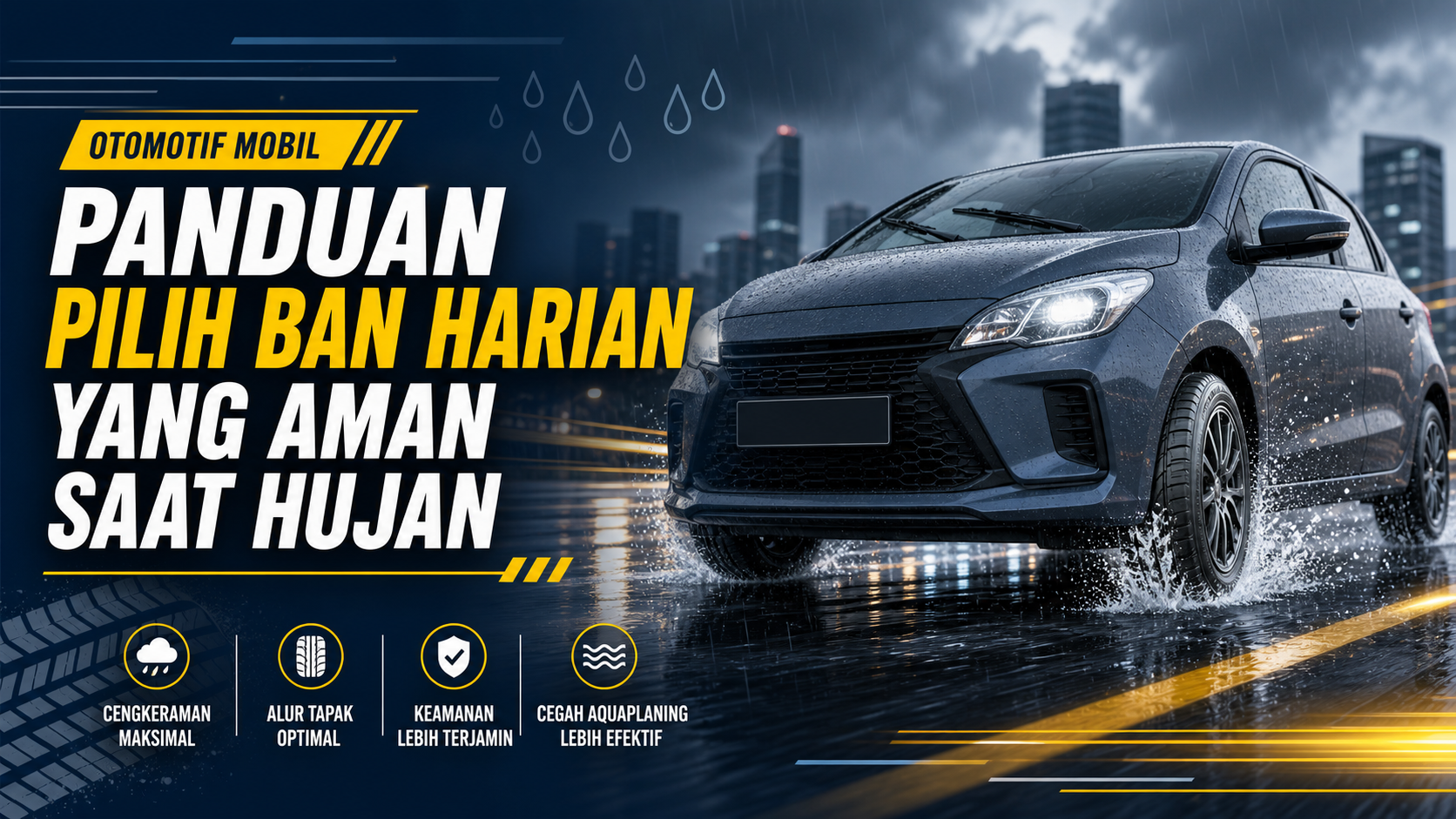 ban - Otomotif Mobil: Panduan Pilih Ban Harian yang Aman Saat Hujan
