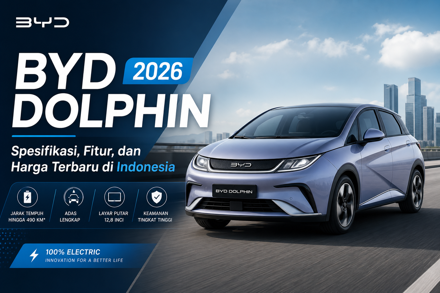 byd - BYD Dolphin 2026: Spesifikasi, Fitur, dan Harga Terbaru di Indonesia