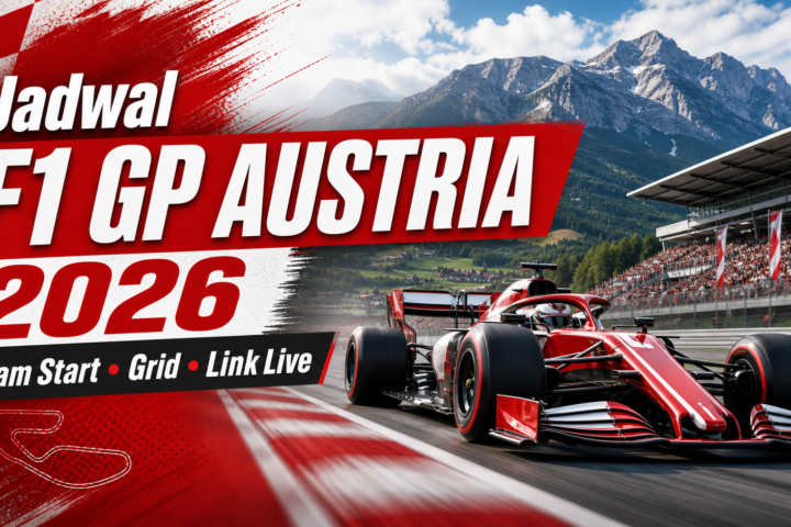f1 - Jadwal F1 GP Austria 2026: Jam Start, Grid, dan Link Live