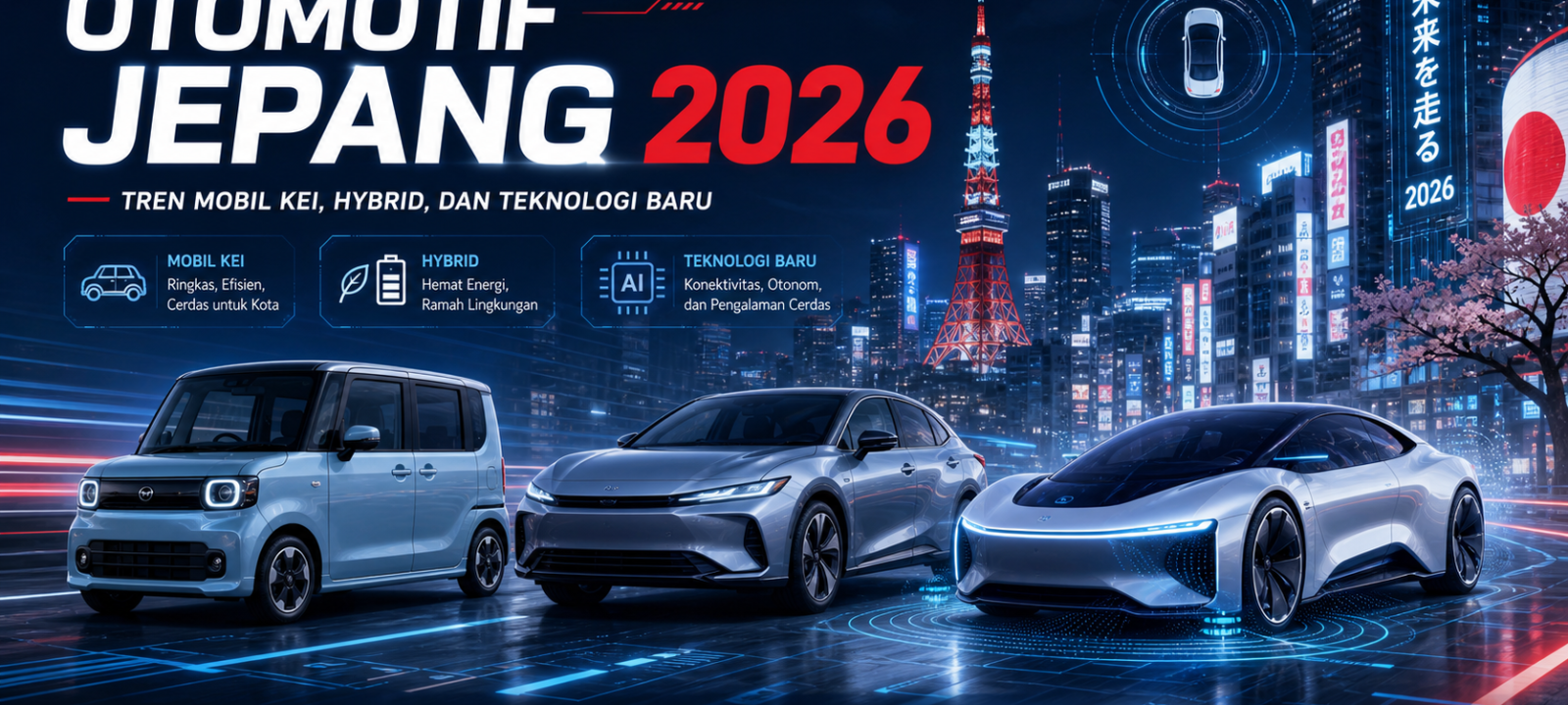 jepang - Otomotif Jepang 2026: Tren Mobil Kei, Hybrid, dan Teknologi Baru