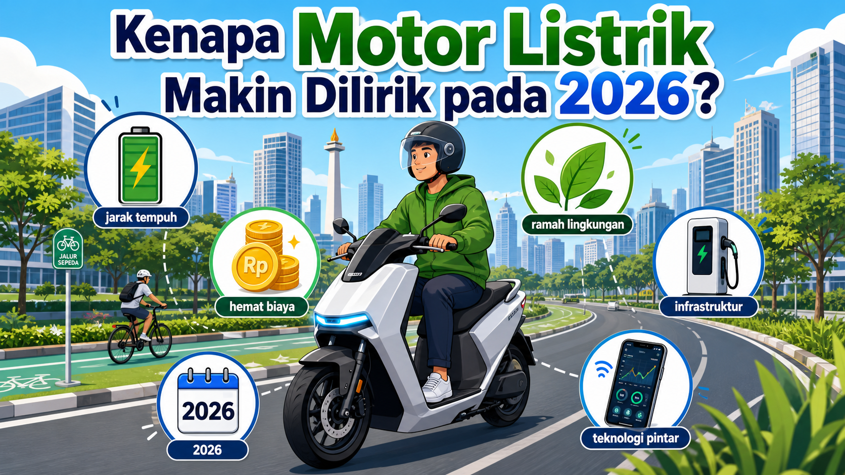 Kenapa Motor Listrik Makin Dilirik pada 2026? - motor
