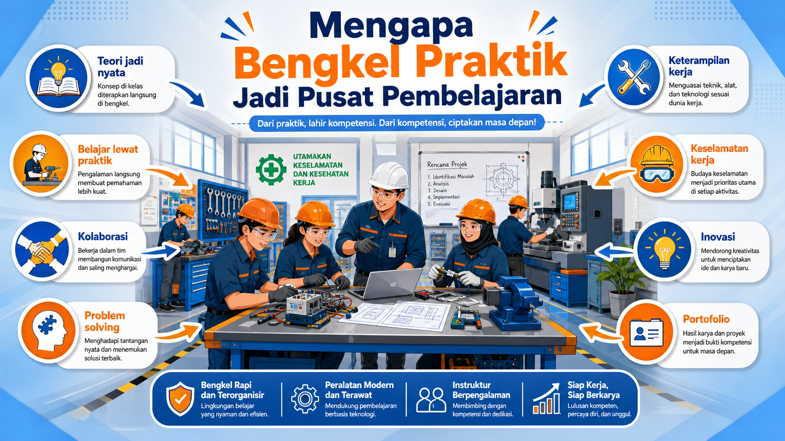 Mengapa Bengkel Praktik Jadi Pusat Pembelajaran - otomotif