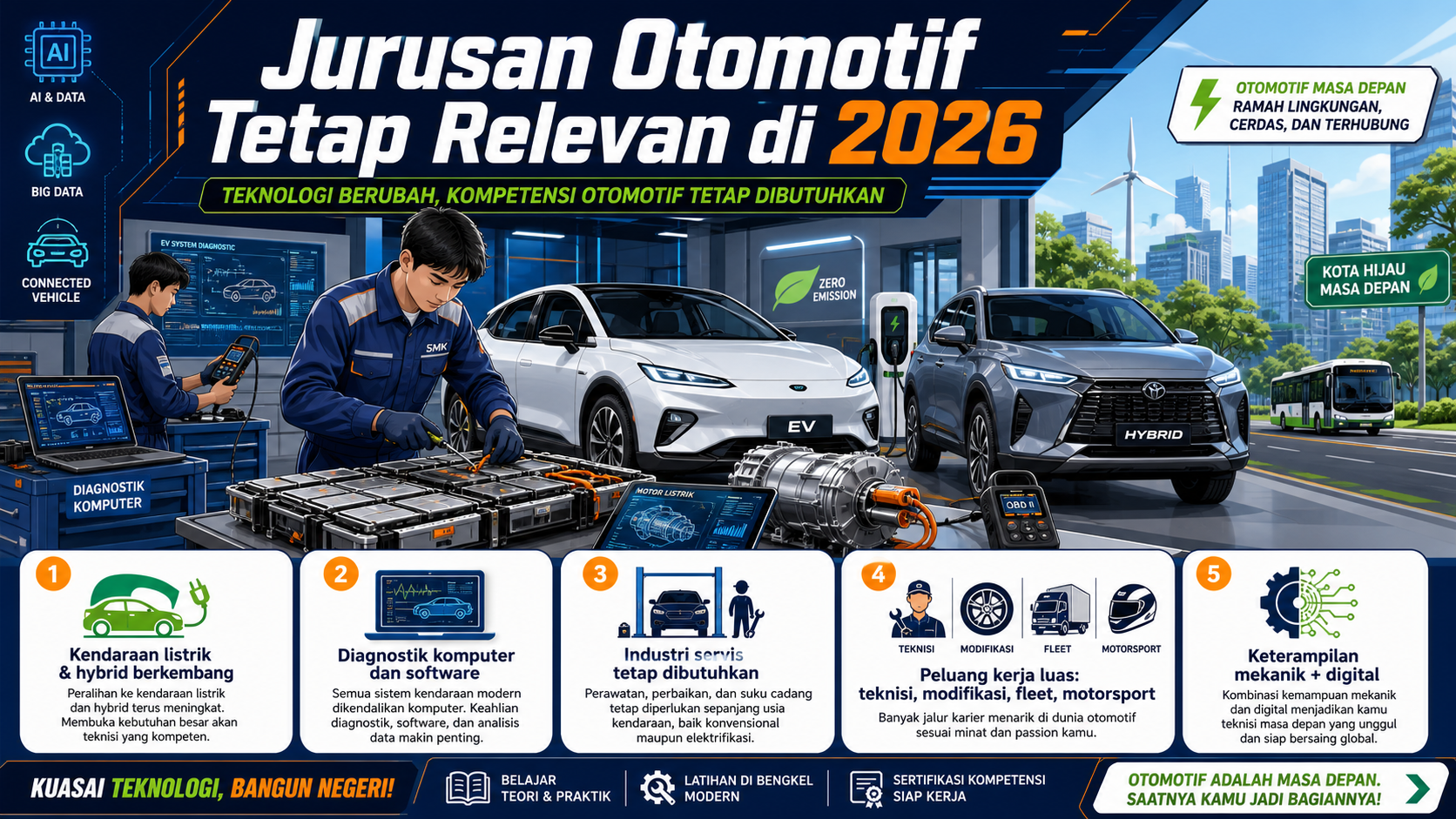 Mengapa Jurusan Otomotif Tetap Relevan pada 2026? - otomotif