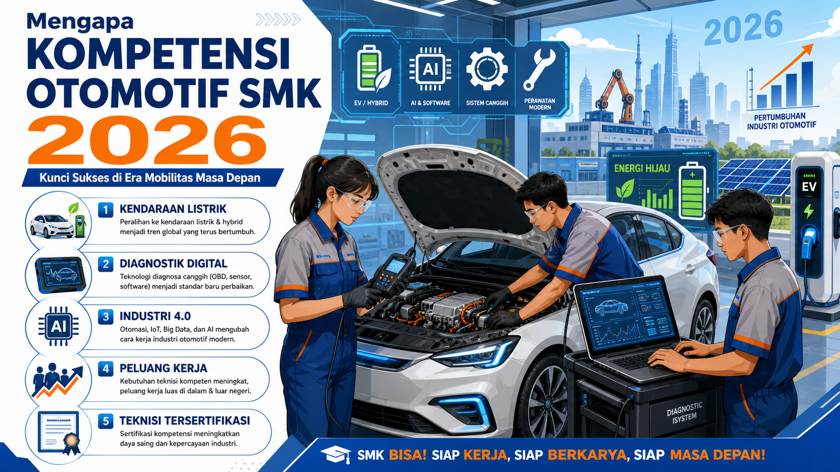 Mengapa Kompetensi Otomotif SMK Makin Penting pada 2026? - otomotif