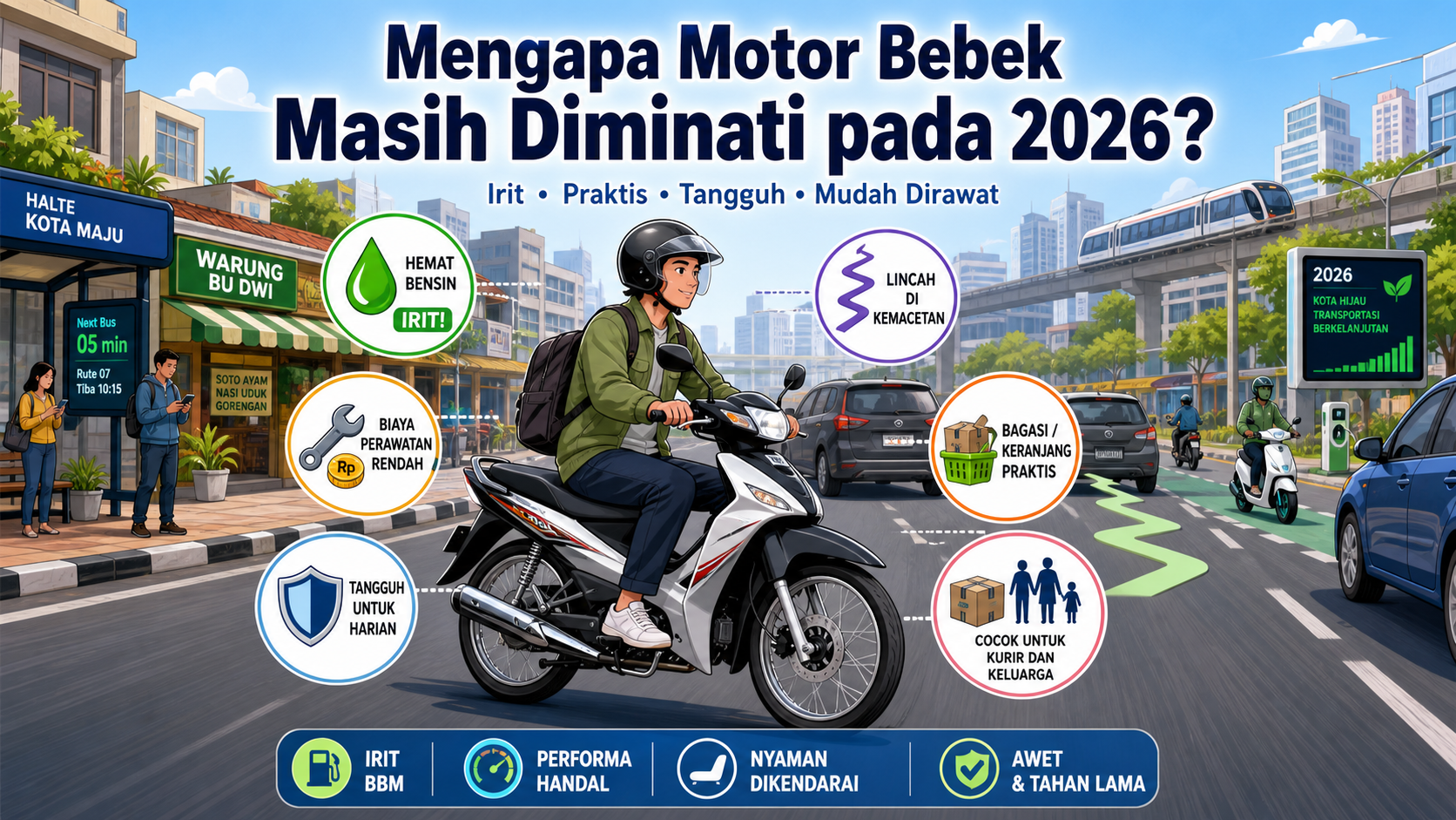 Mengapa Motor Bebek Masih Diminati pada 2026? - motor