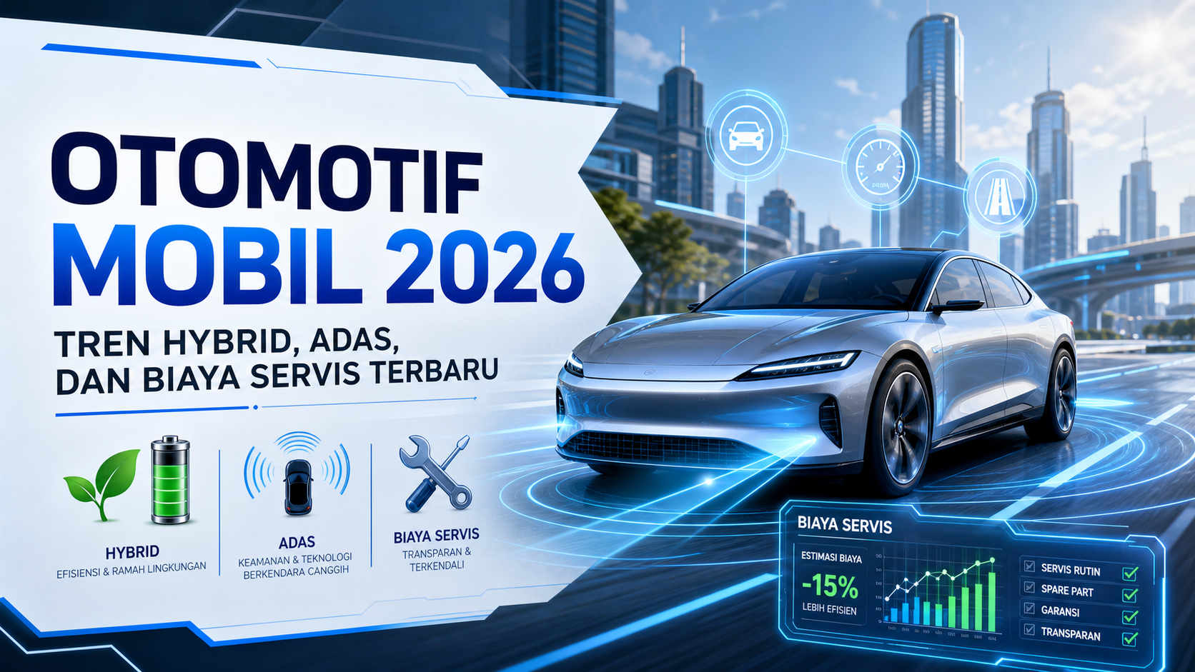 mobil - Otomotif Mobil 2026: Tren Hybrid, ADAS, dan Biaya Servis Terbaru