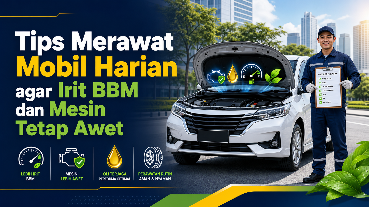 mobil - Tips Merawat Mobil Harian agar Irit BBM dan Mesin Tetap Awet