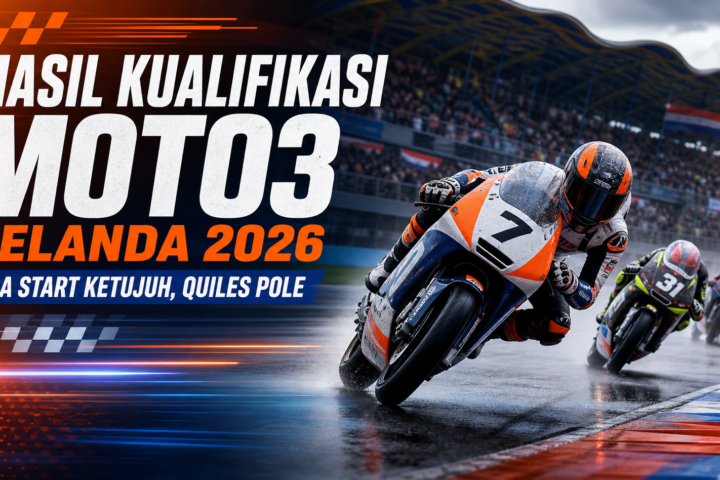 moto3 - Hasil Kualifikasi Moto3 Belanda 2026: Veda Start Ketujuh, Quiles Pole