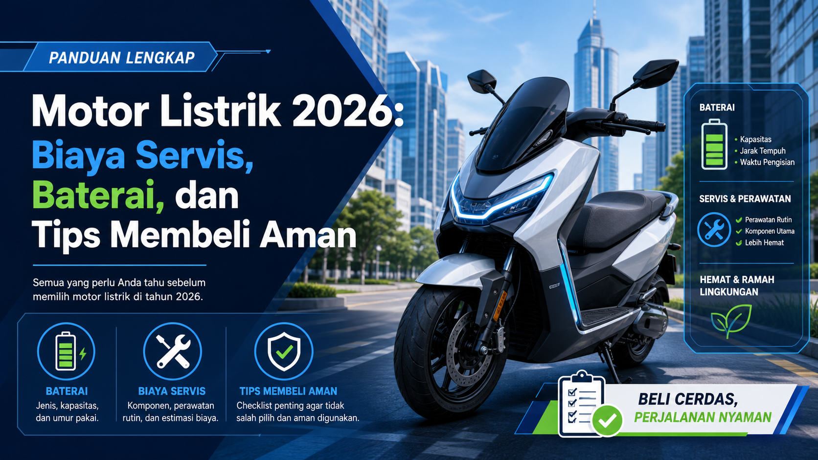 motor - Motor Listrik 2026: Biaya Servis, Baterai, dan Tips Membeli Aman