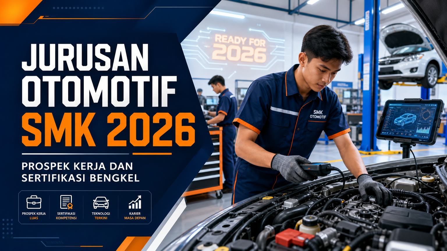 otomotif - Jurusan Otomotif SMK 2026: Prospek Kerja dan Sertifikasi Bengkel