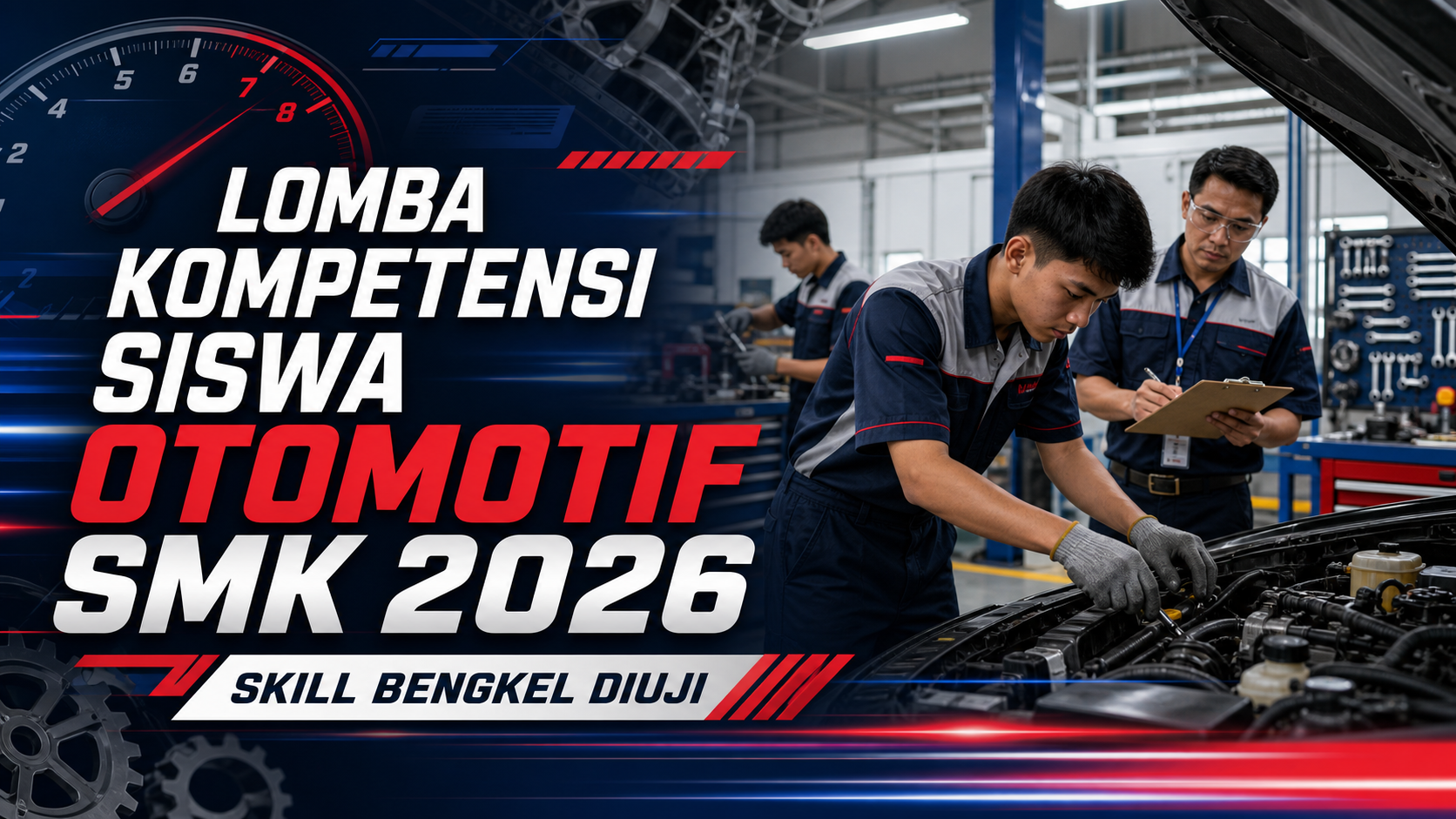 otomotif - Lomba Kompetensi Siswa Otomotif SMK 2026: Skill Bengkel Diuji
