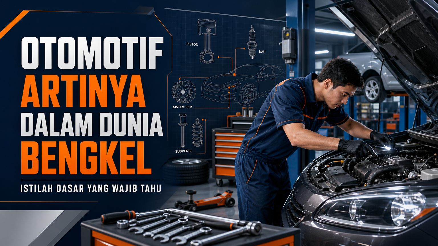 otomotif - Otomotif Artinya dalam Dunia Bengkel: Istilah Dasar yang Wajib Tahu