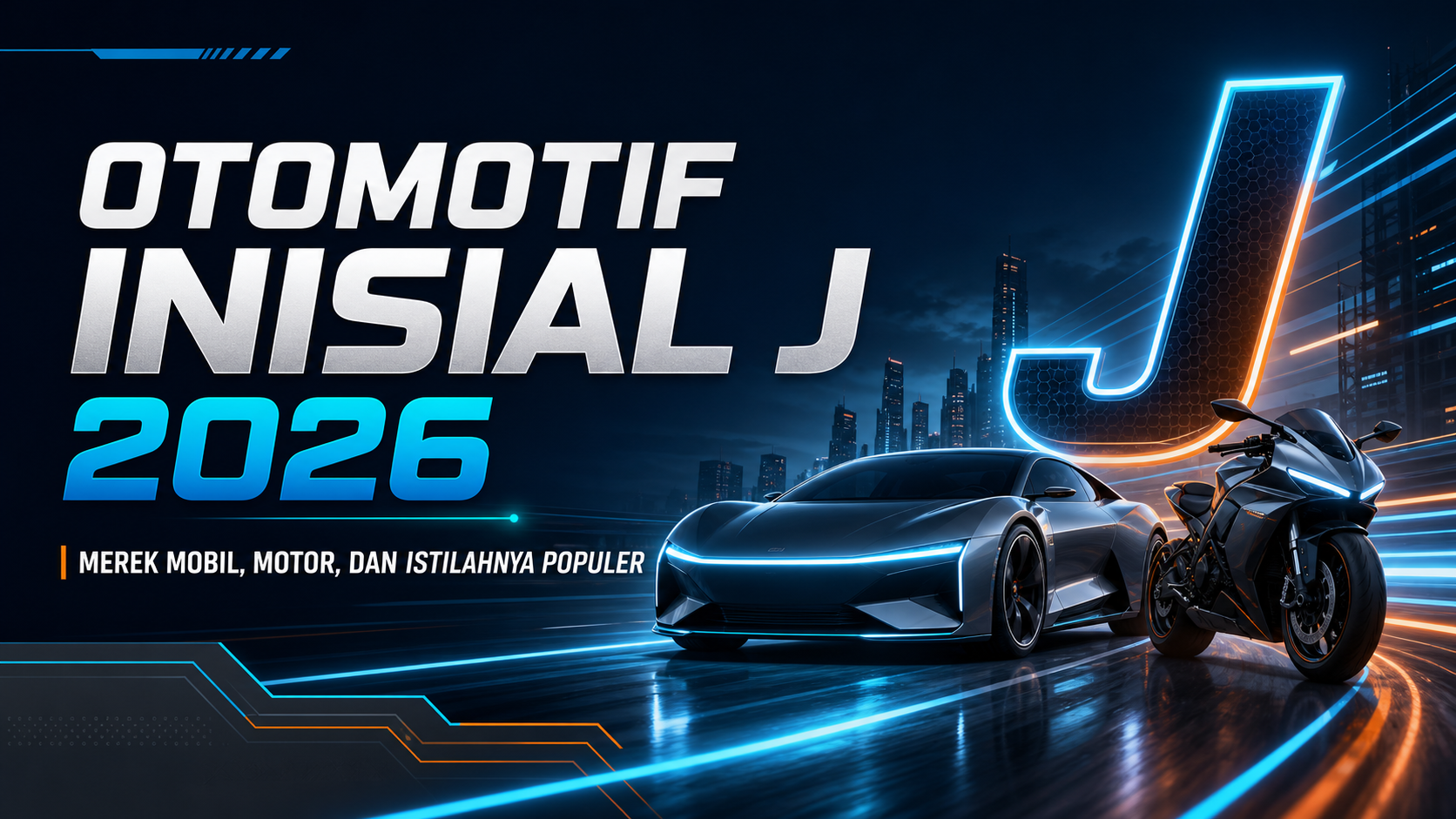 otomotif - Otomotif Inisial J 2026: Merek Mobil, Motor, dan Istilahnya Populer
