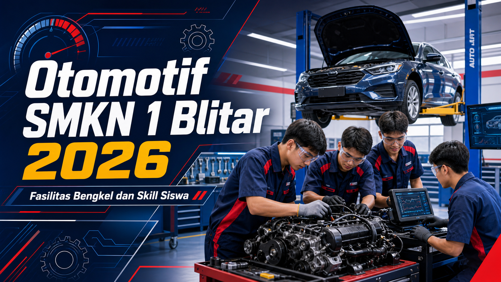 otomotif - Otomotif SMKN 1 Blitar 2026: Fasilitas Bengkel dan Skill Siswa