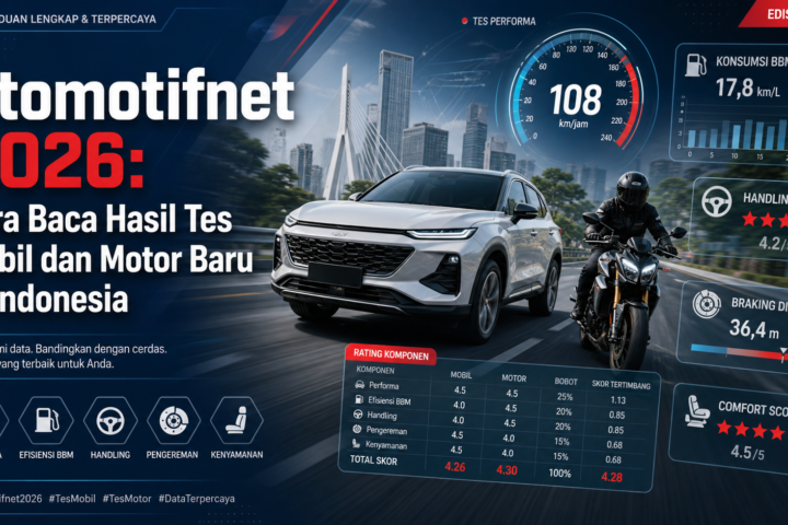 otomotifnet - Otomotifnet 2026: Cara Baca Hasil Tes Mobil dan Motor Baru di Indonesia