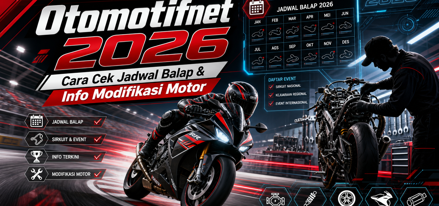 otomotifnet - Otomotifnet 2026: Cara Cek Jadwal Balap dan Info Modifikasi Motor