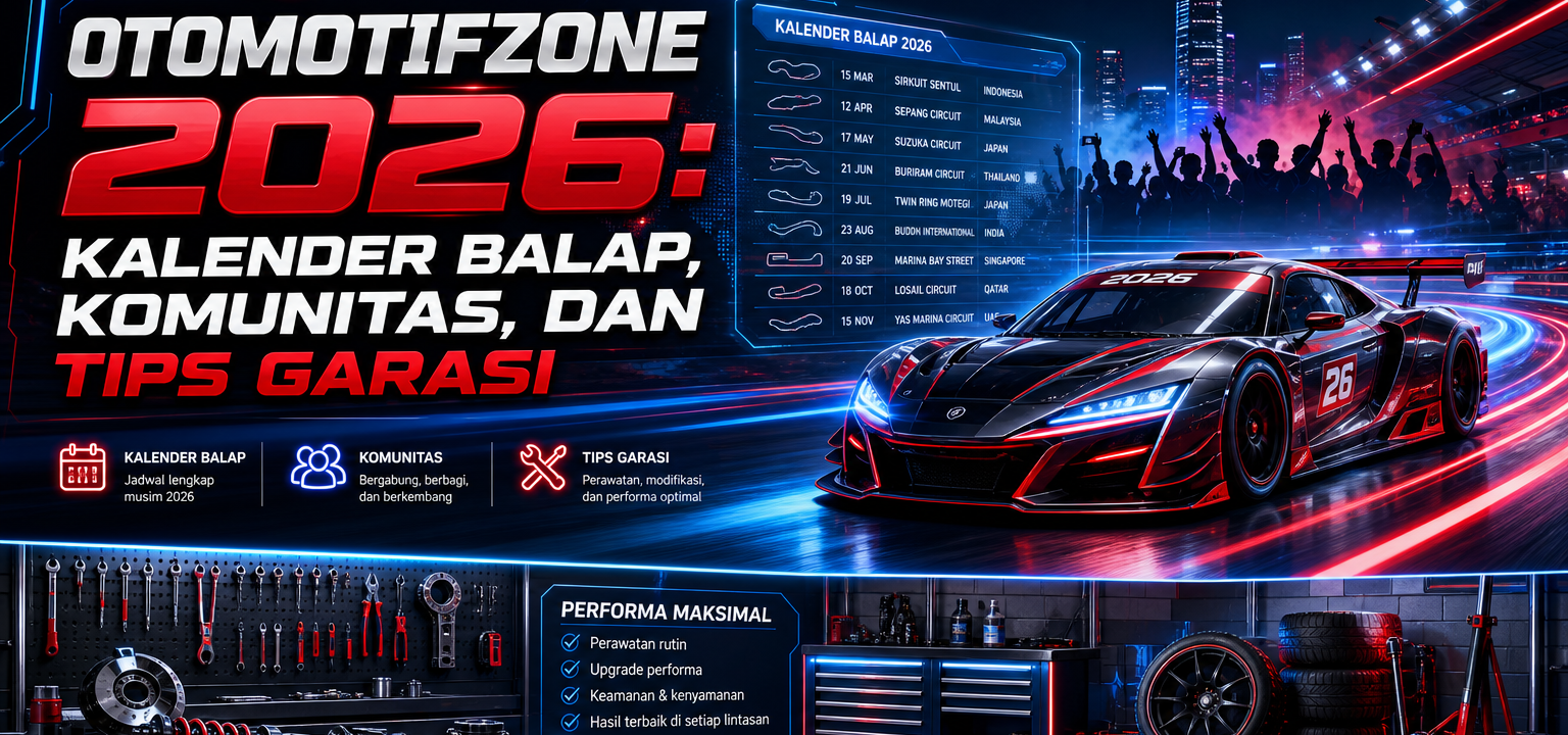 otomotifzone - Otomotifzone 2026: Kalender Balap, Komunitas, dan Tips Garasi