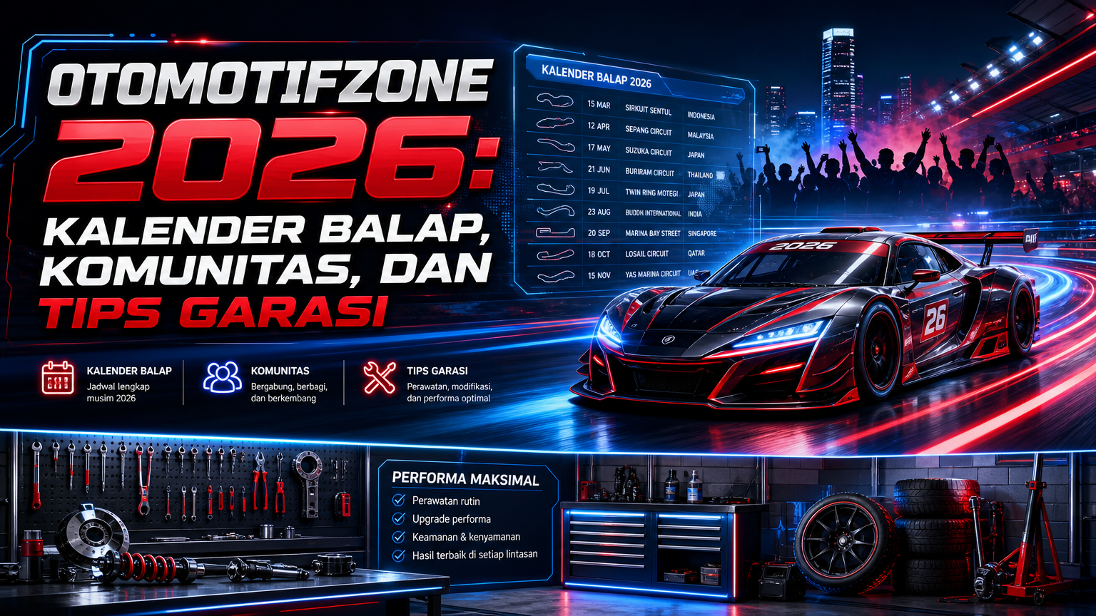 otomotifzone - Otomotifzone 2026: Kalender Balap, Komunitas, dan Tips Garasi