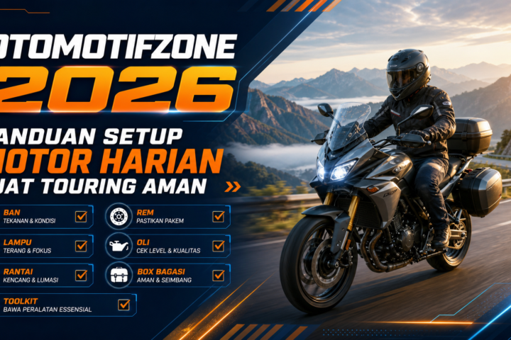 otomotifzone - Otomotifzone 2026: Panduan Setup Motor Harian buat Touring Aman