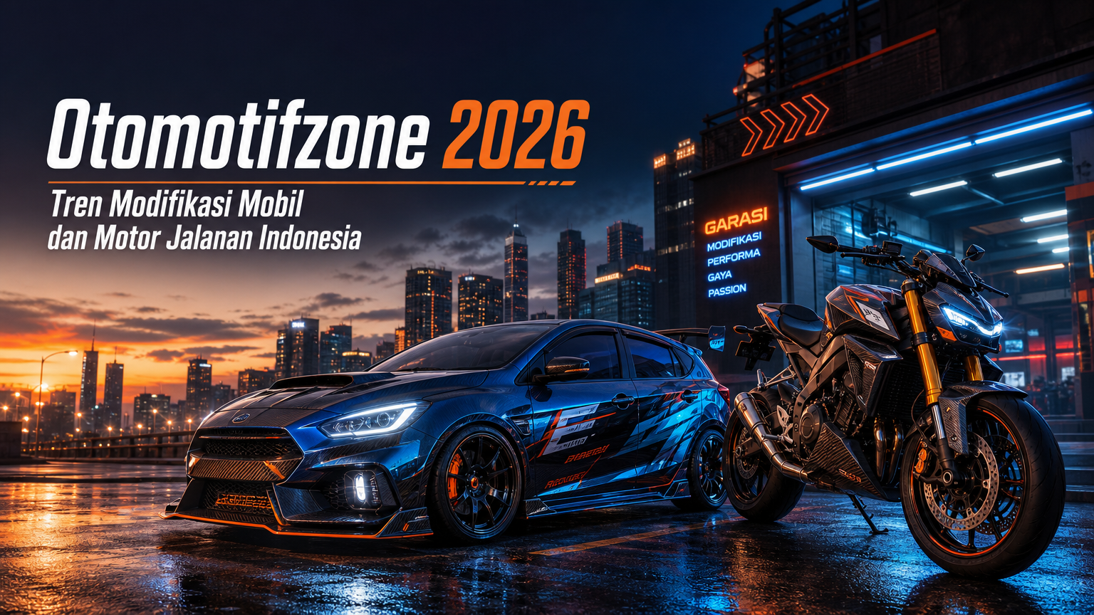 otomotifzone - Otomotifzone 2026: Tren Modifikasi Mobil dan Motor Jalanan Indonesia