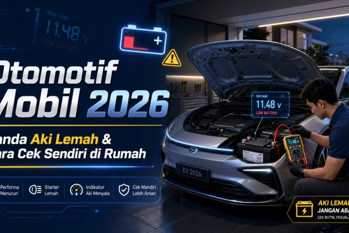 aki - Otomotif Mobil 2026: Tanda Aki Lemah dan Cara Cek Sendiri di Rumah