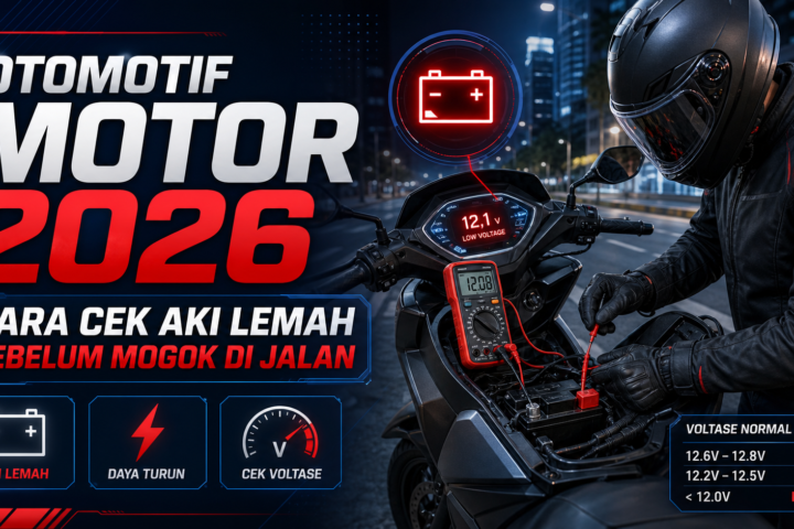 aki - Otomotif Motor 2026: Cara Cek Aki Lemah Sebelum Mogok di Jalan