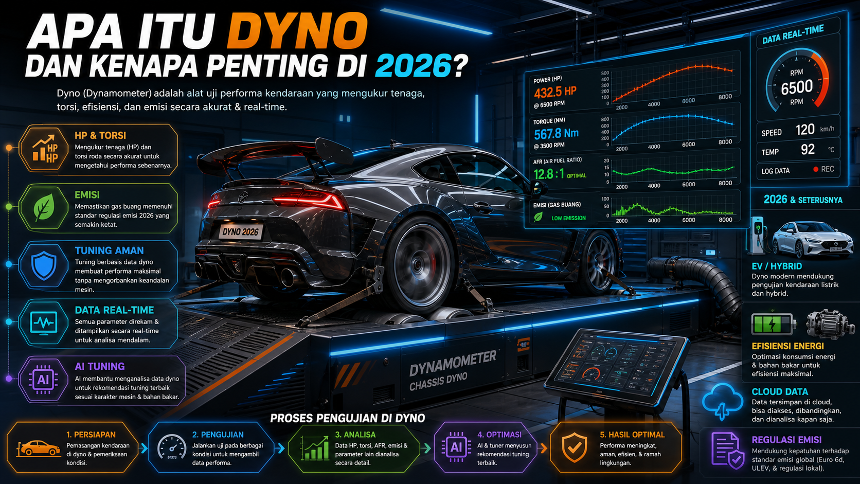 Apa Itu Dyno dan Kenapa Penting di 2026? - otomotifnet