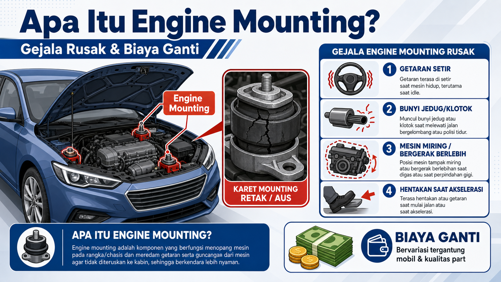 Apa Itu Engine Mounting? - mounting