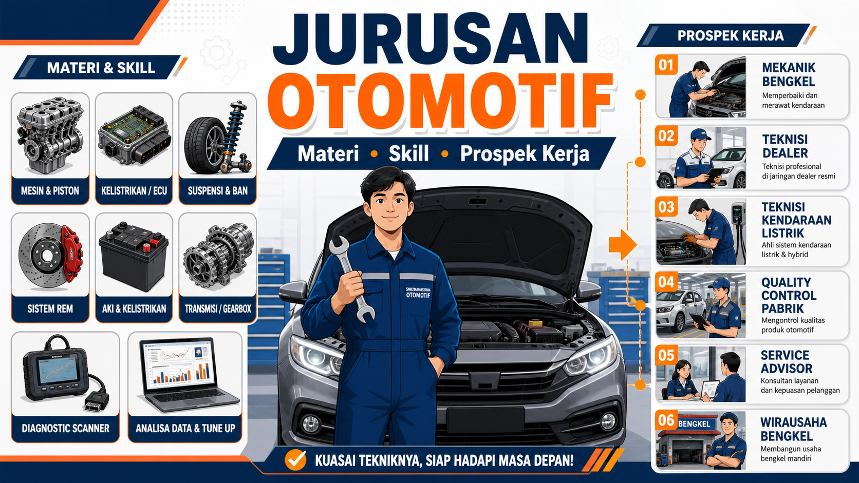 Apa Itu Jurusan Otomotif? - otomotif