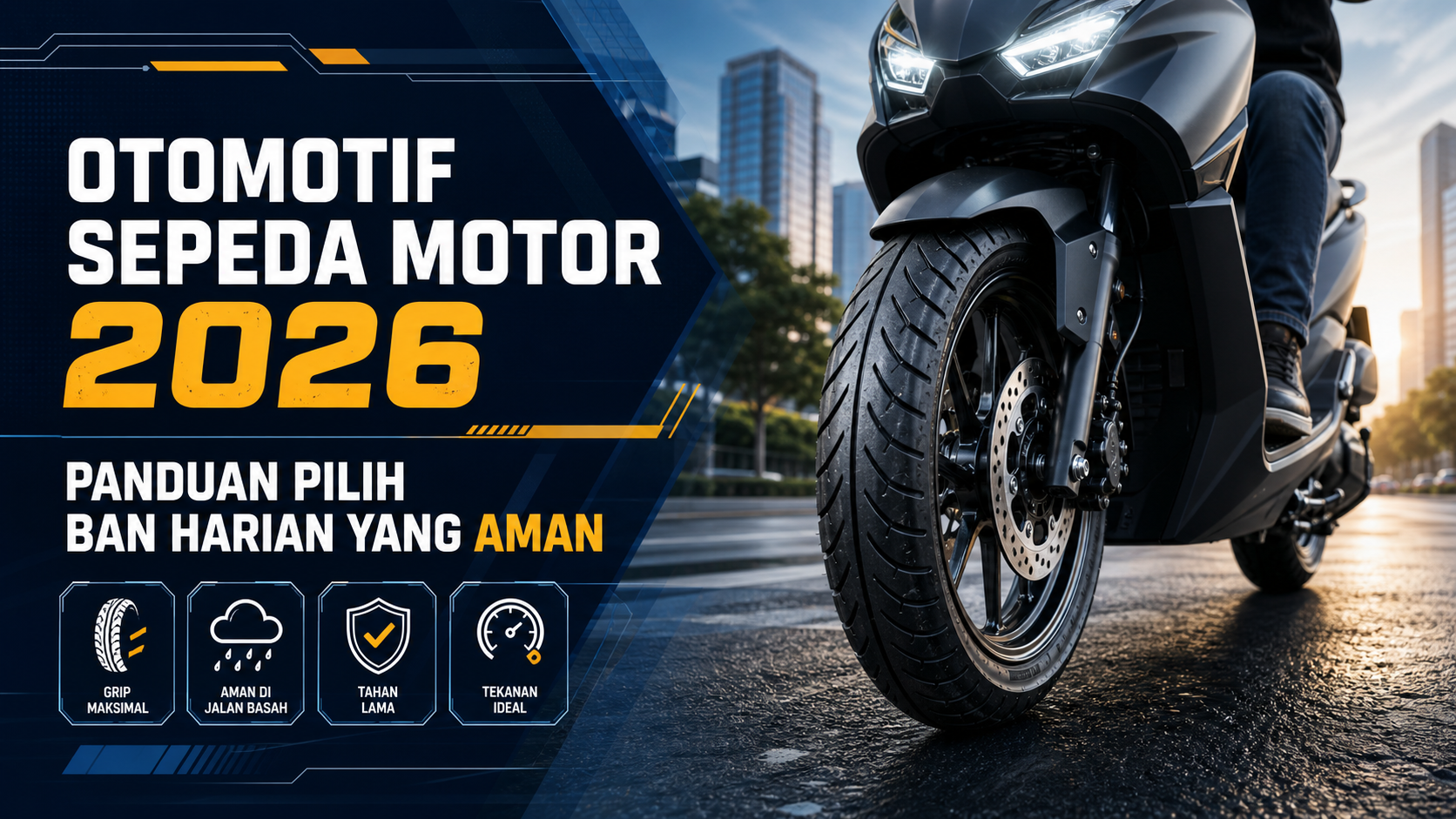 ban - Otomotif Sepeda Motor 2026: Panduan Pilih Ban Harian yang Aman
