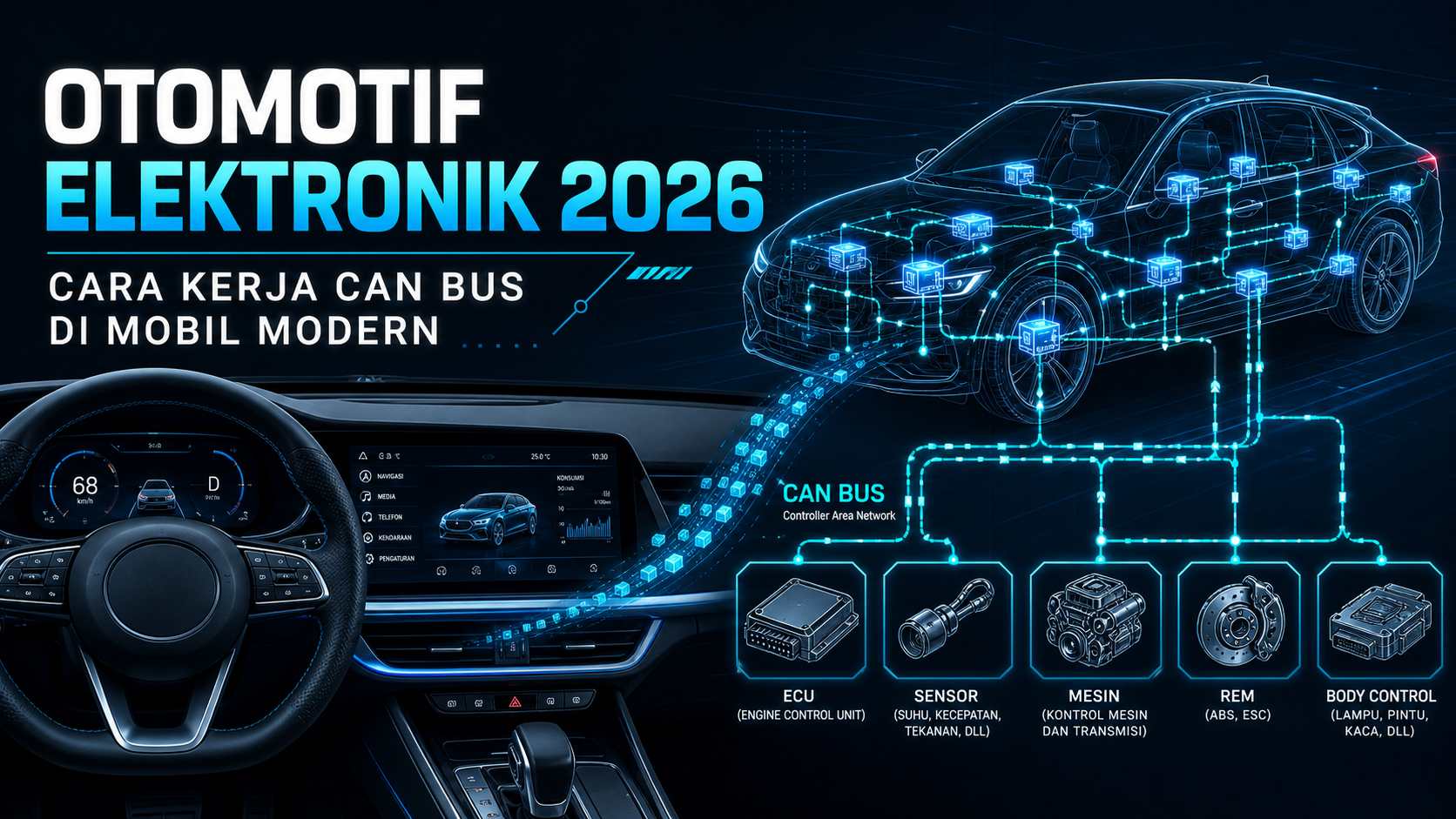canbus - Otomotif Elektronik 2026: Cara Kerja CAN Bus di Mobil Modern