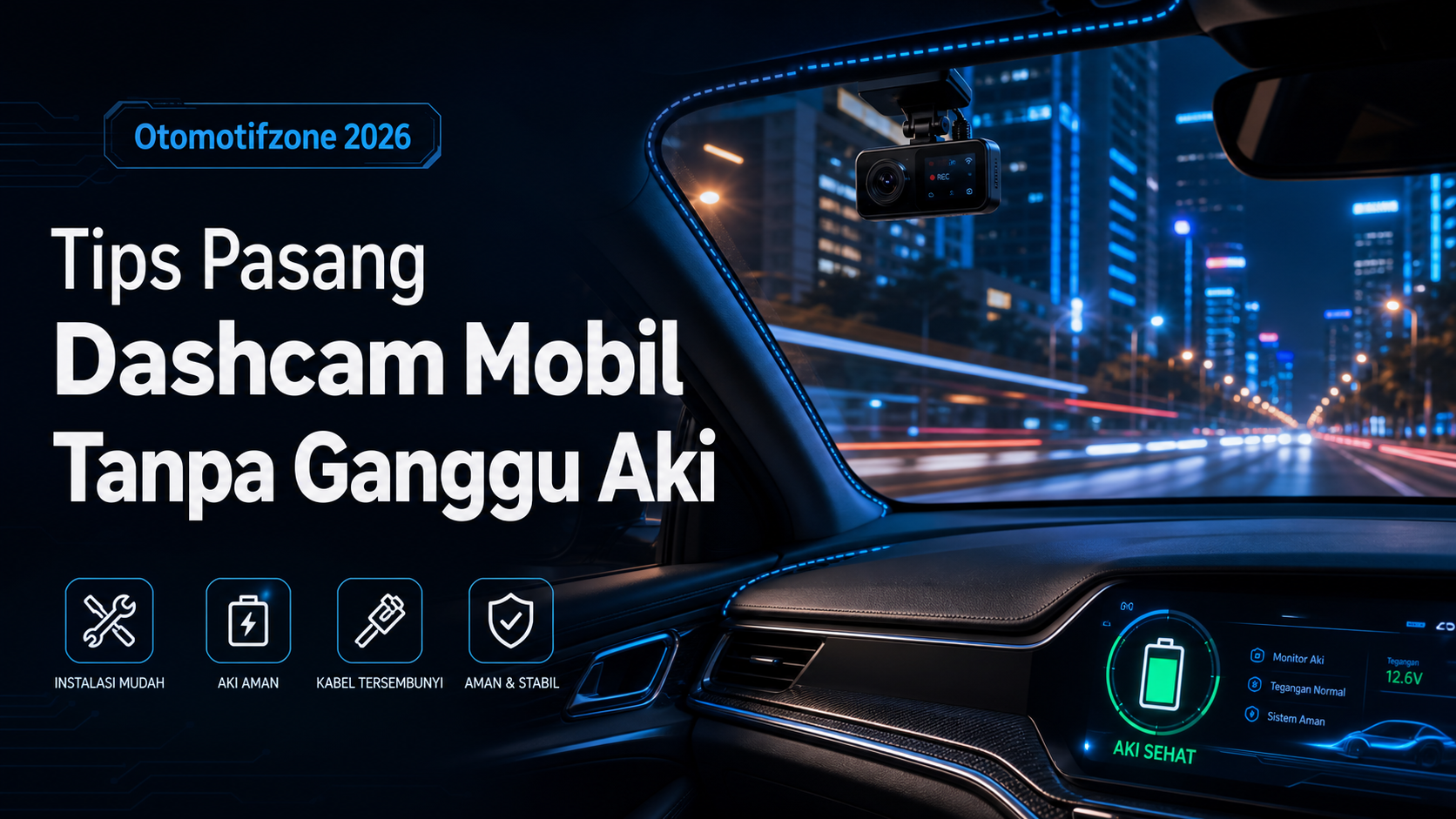 dashcam - Otomotifzone 2026: Tips Pasang Dashcam Mobil Tanpa Ganggu Aki