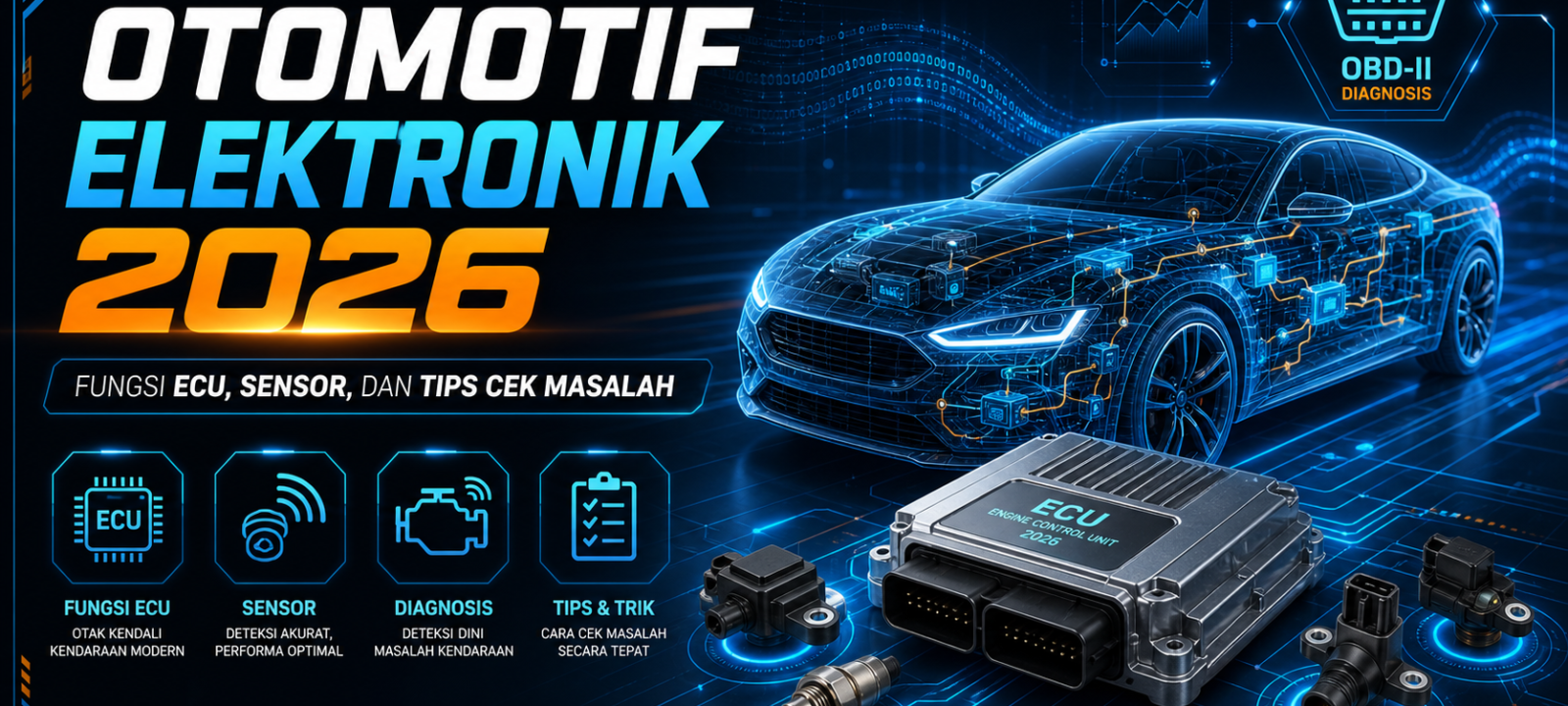elektronik - Otomotif Elektronik 2026: Fungsi ECU, Sensor, dan Tips Cek Masalah
