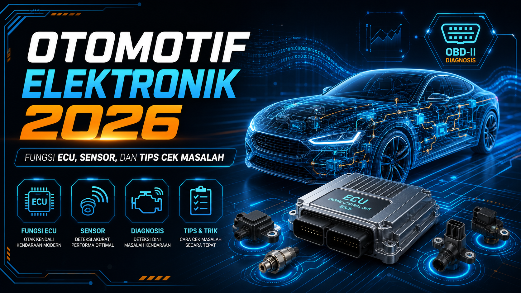 elektronik - Otomotif Elektronik 2026: Fungsi ECU, Sensor, dan Tips Cek Masalah