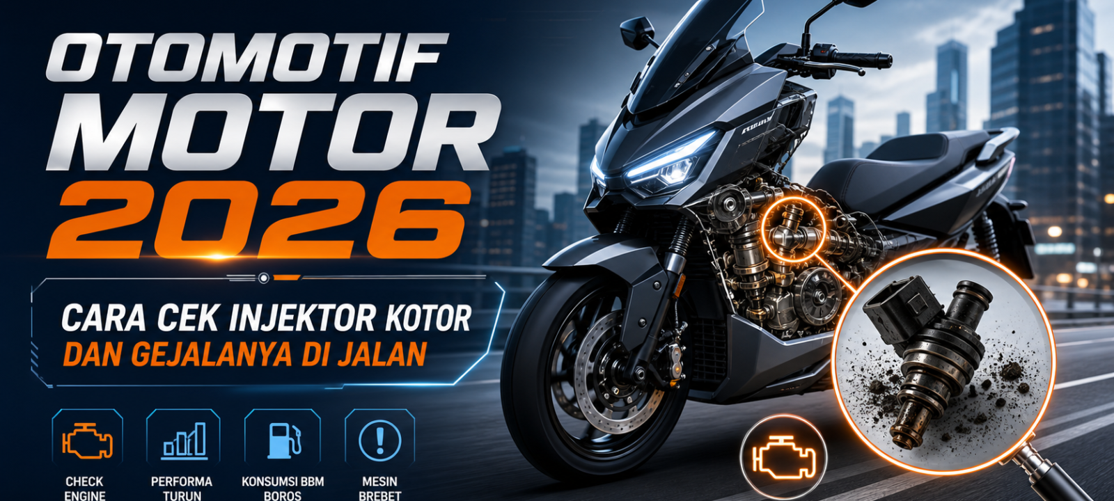 injektor - Otomotif Motor 2026: Cara Cek Injektor Kotor dan Gejalanya di Jalan