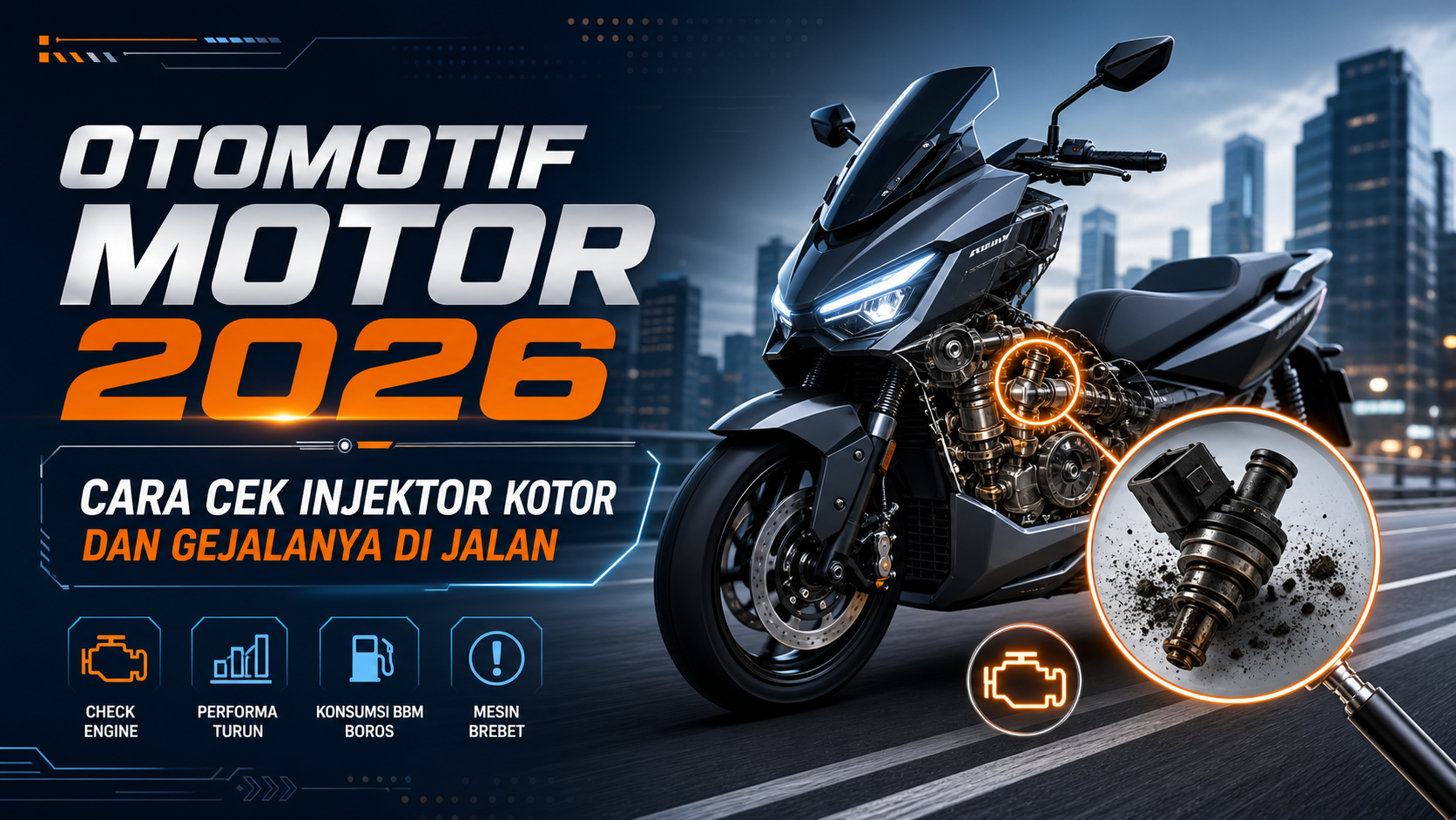 injektor - Otomotif Motor 2026: Cara Cek Injektor Kotor dan Gejalanya di Jalan