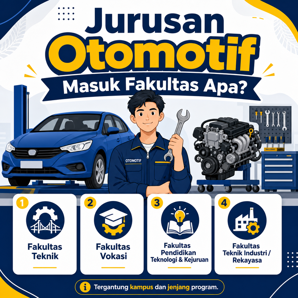 Jurusan Otomotif Masuk Fakultas Apa? - otomotif