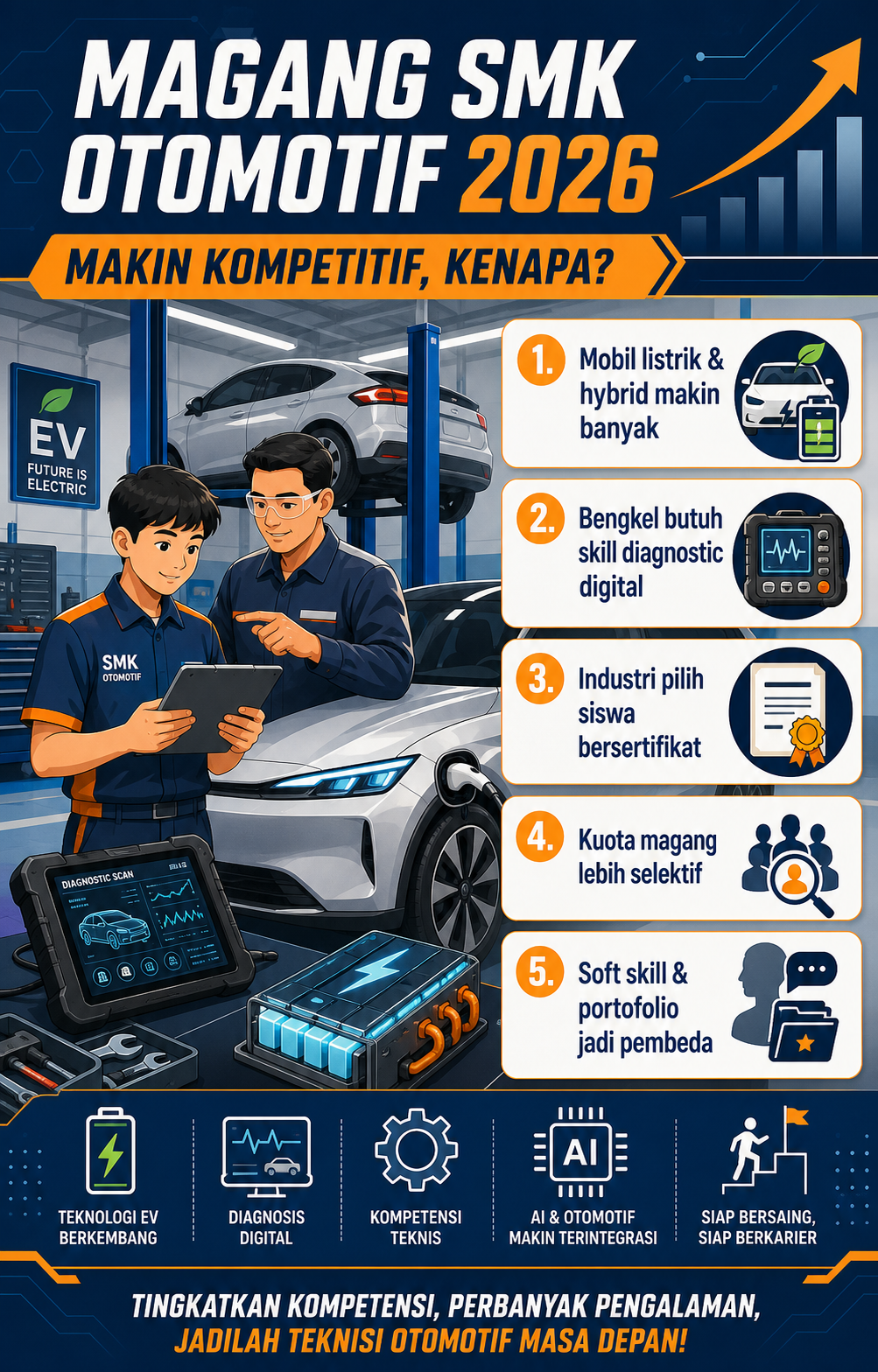 Kenapa Magang SMK Otomotif di 2026 Makin Kompetitif? - smk