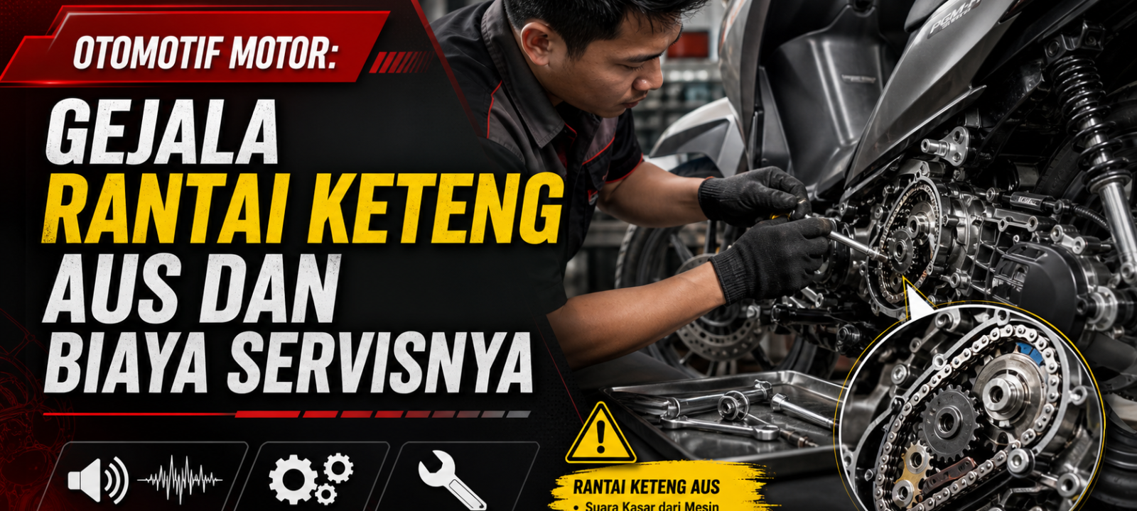 keteng - Otomotif Motor: Gejala Rantai Keteng Aus dan Biaya Servisnya