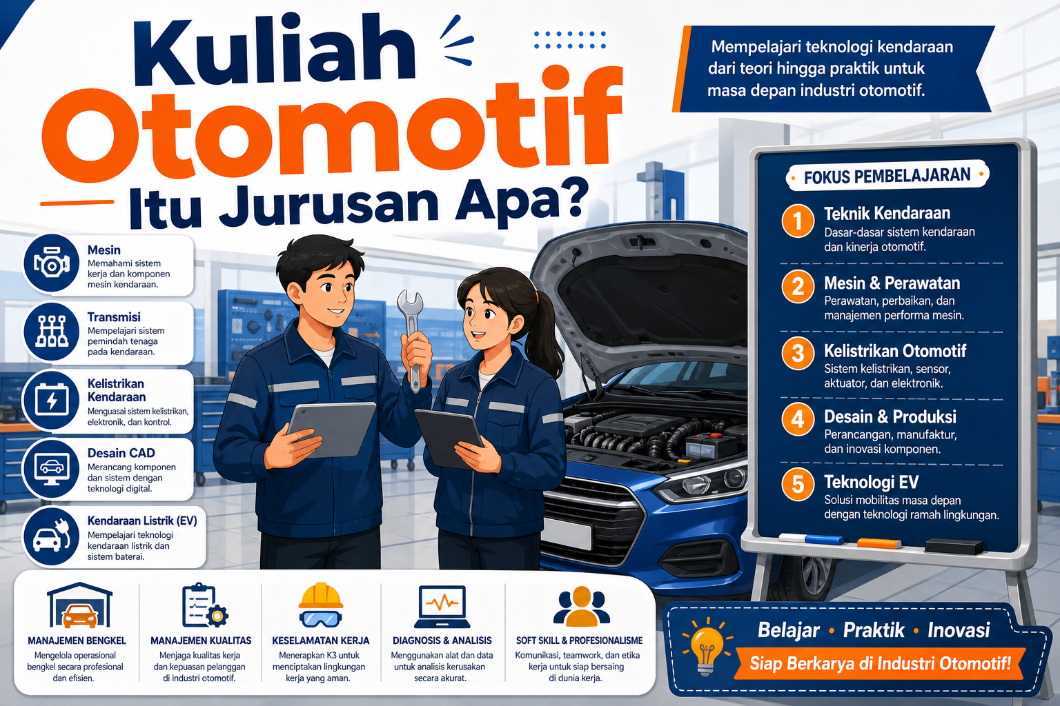 Kuliah Otomotif Itu Jurusan Apa? - otomotif