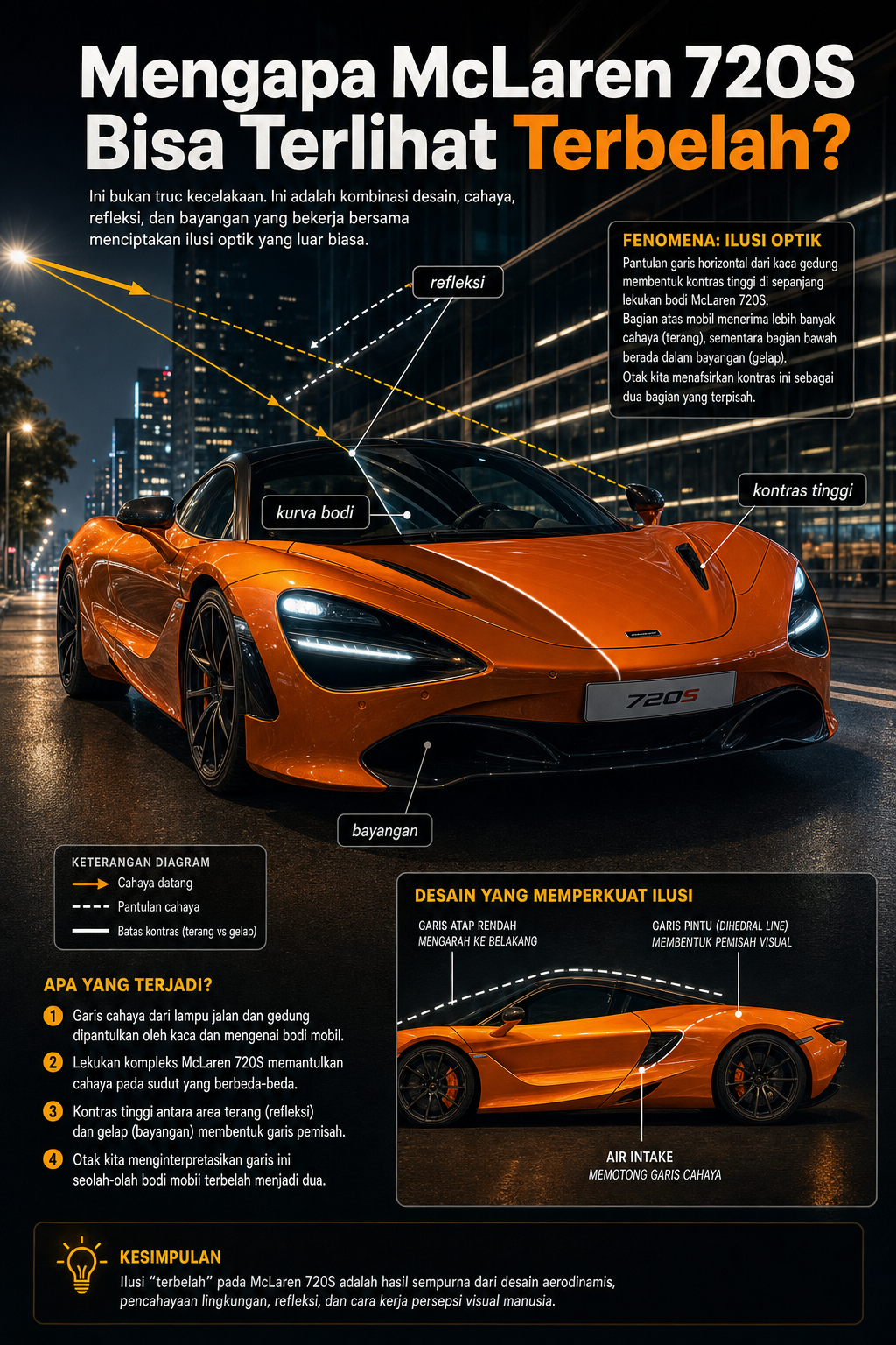 Mengapa McLaren 720S Bisa Terlihat Terbelah? - mclaren
